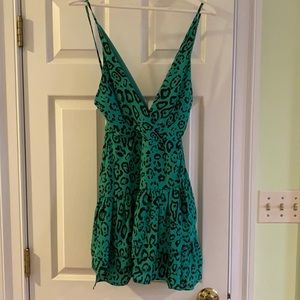 WAYF Tiger Print Dress